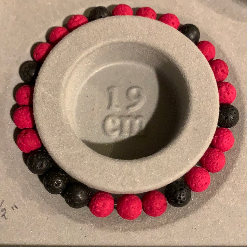 Lava beads bracelet
